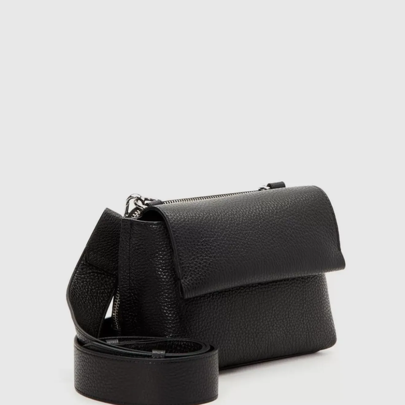 Handbags-Aquatalia Soho Crossbody Black