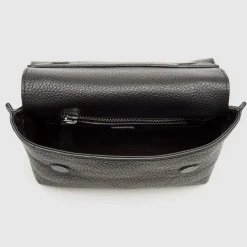 Handbags-Aquatalia Soho Crossbody Black