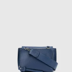 Handbags-Aquatalia Soho Crossbody Navy