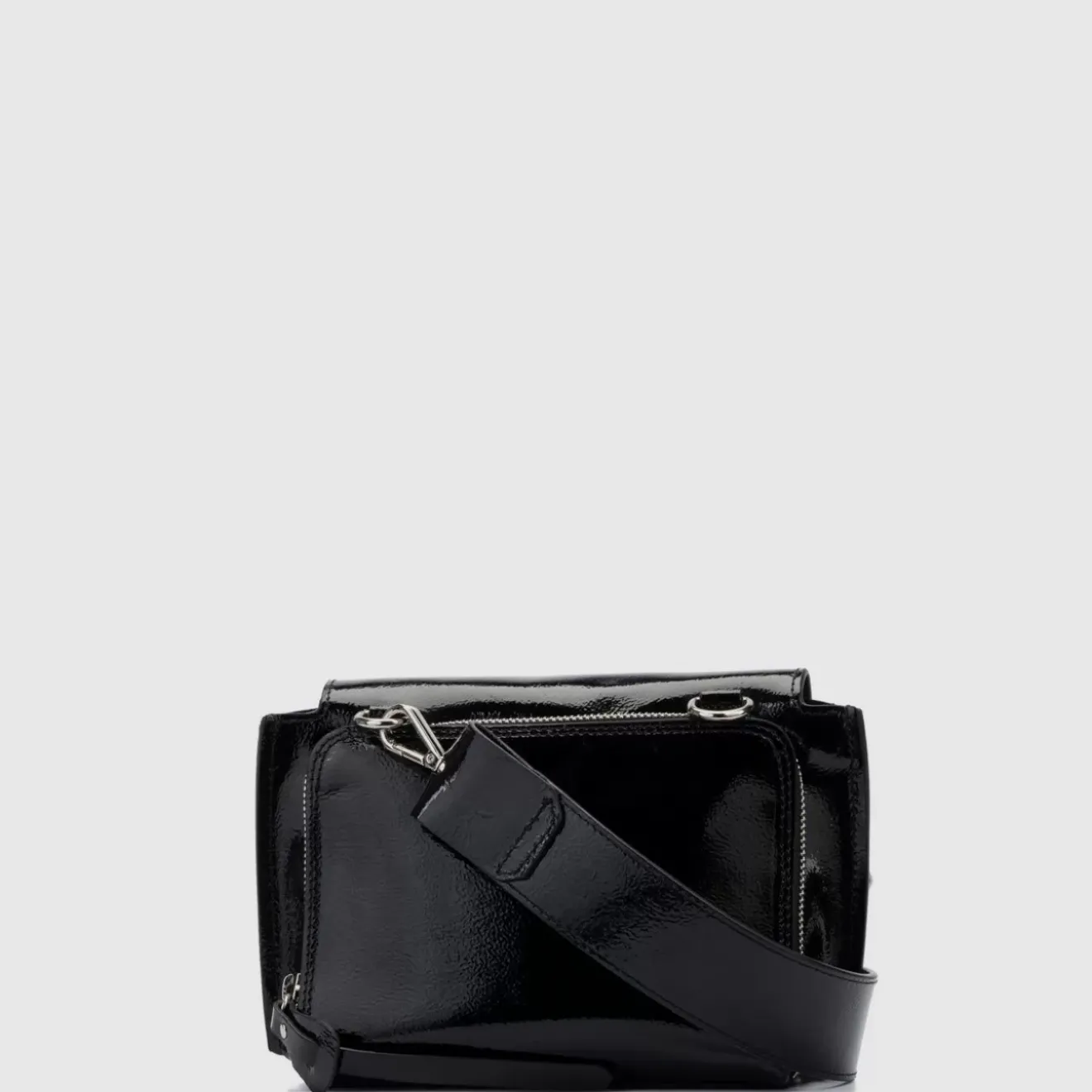 Handbags-Aquatalia Soho Crossbody Black