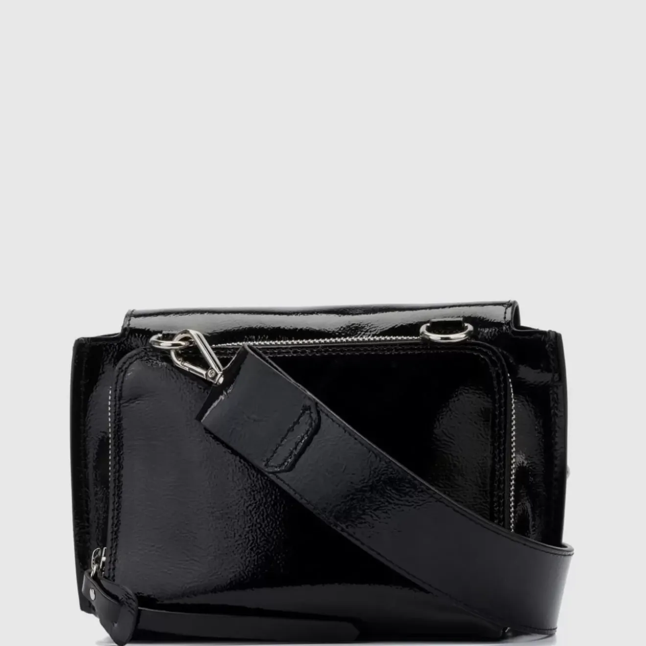 Handbags-Aquatalia Soho Crossbody Black