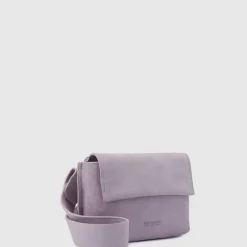 Handbags-Aquatalia Soho Crossbody Mauve Grey