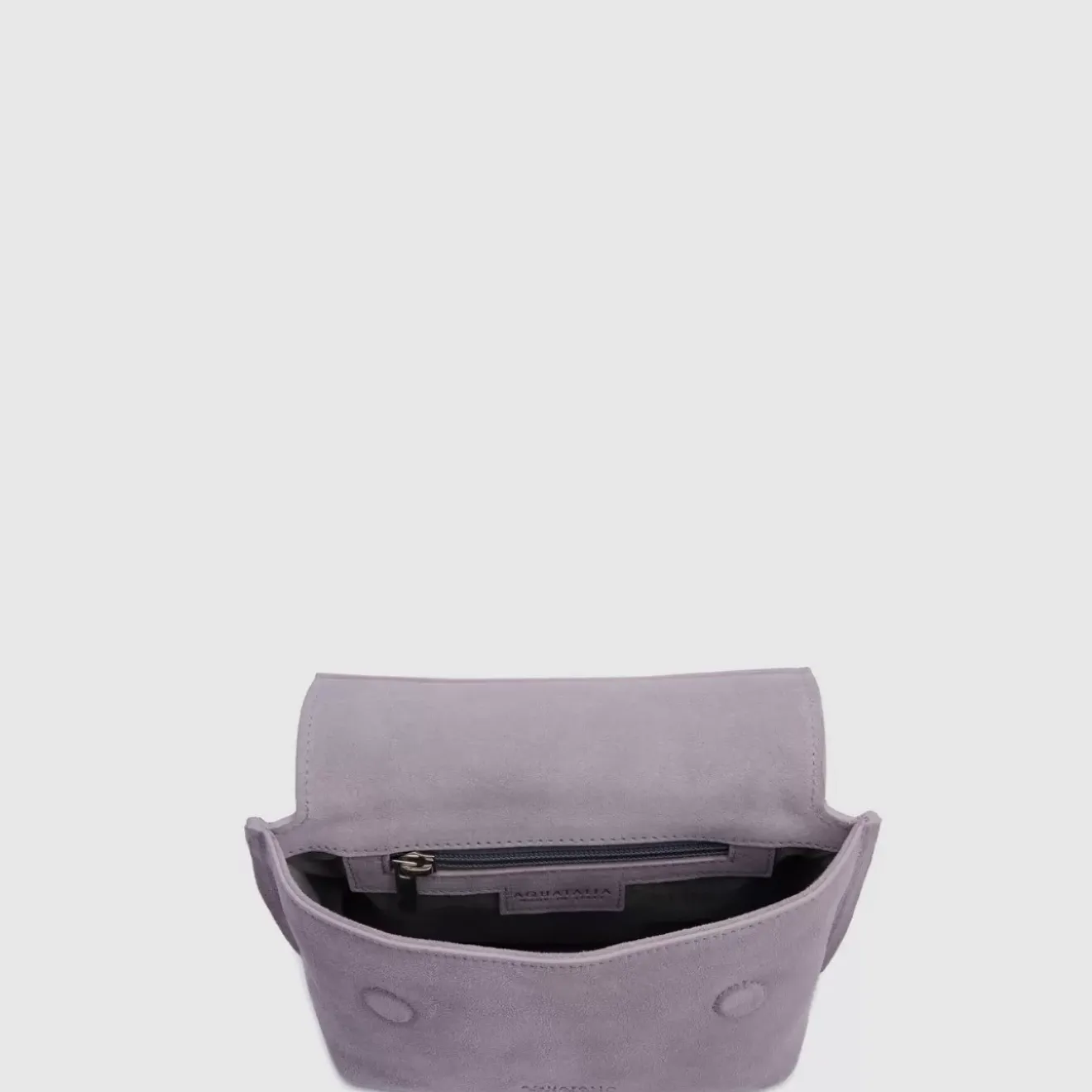 Handbags-Aquatalia Soho Crossbody Mauve Grey