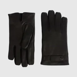 Gloves-Aquatalia Strap Glove Black