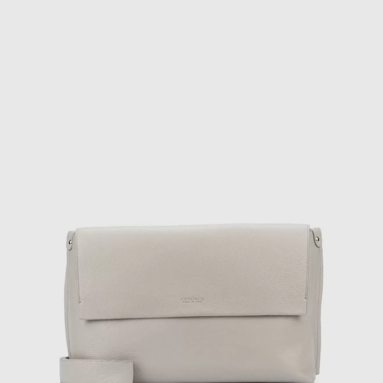 Handbags-Aquatalia Verona Messenger Pearl